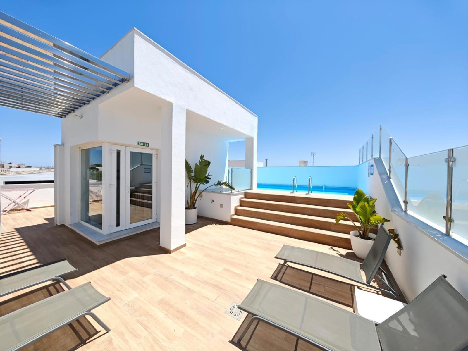 Apartamento Nuevo En Planta Baja A Con Piscina Y Solarium Barbate Exterior photo